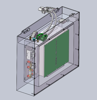 T20ap 25.6v150Ah de pé (equipado com o módulo padrão da bateria de 8 células do fosfato do ferro do lítio)