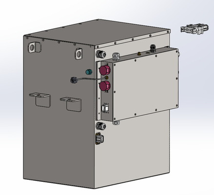 Lítio elétrico eficiente Ion Battery System da bateria de lítio 76.8v525Ah da empilhadeira