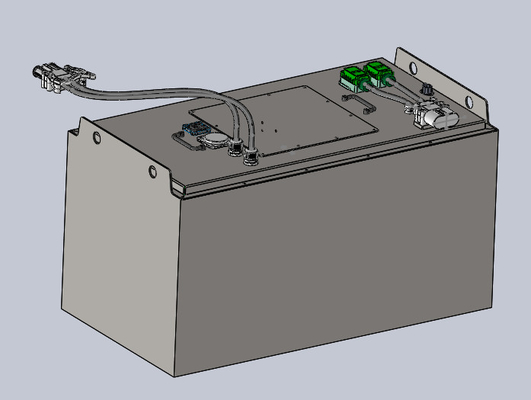 Bateria de lítio da empilhadeira da bateria de lítio 48V405Ah equipada com o sistema de aquecimento da bateria