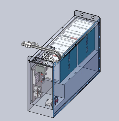 bateria de lítio de 51.2V 300Ah Lifep04 com sistema de aquecimento da bateria