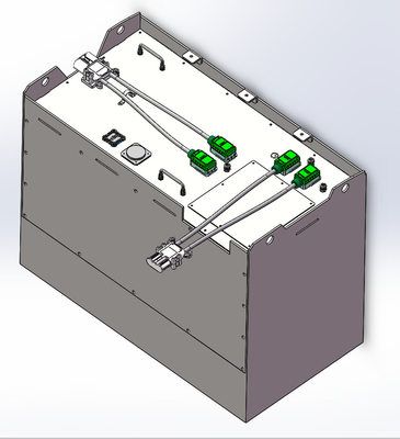 Bateria de lítio estável segura para empilhadeira 1022 mm x 532 mm x 780 mm