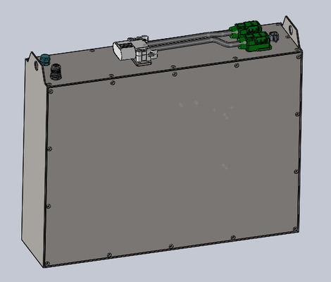máquina escavadora Battery Lithium Battery de 25.6V 210Ah 700mmx170mmx564mm