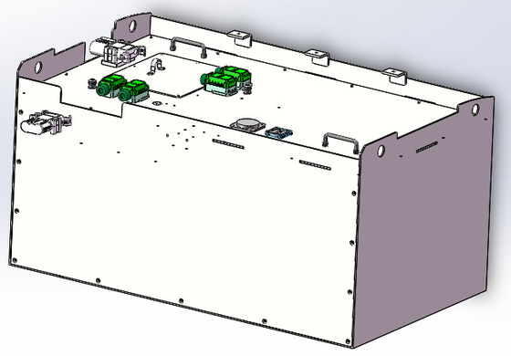 Lítio Ion Battery System 76.8V525Ah da empilhadeira 3000 vezes